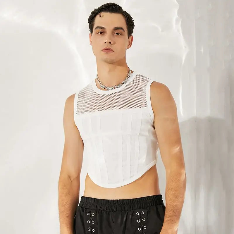 Transparent Vests Crop Top